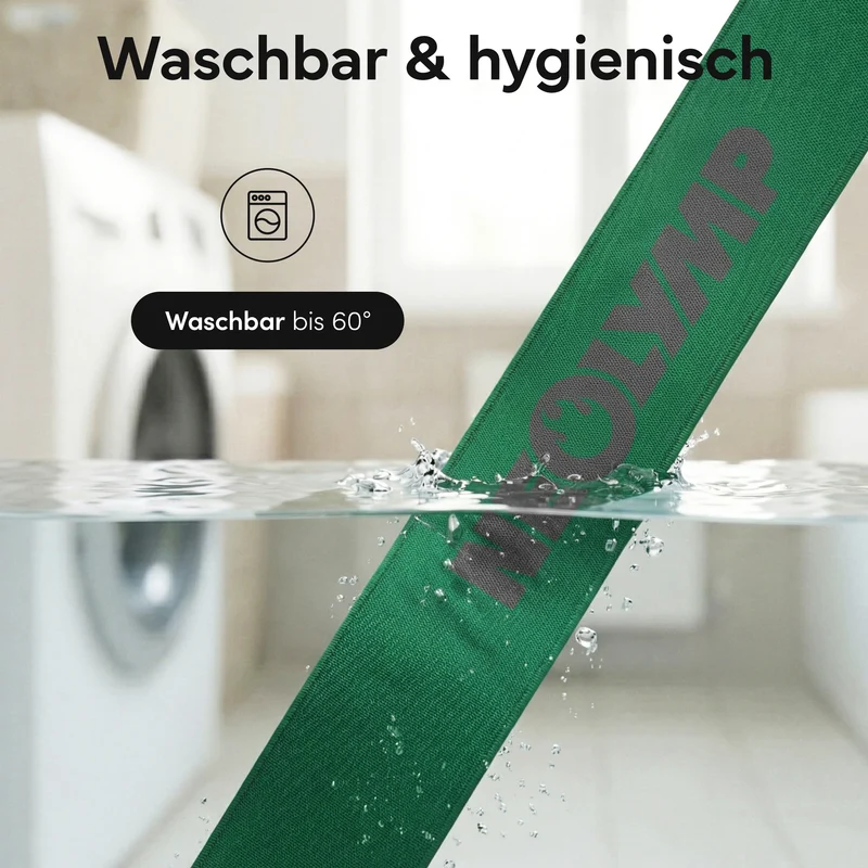 Resistance Bands aus Stoff - extra lang, 5 Stärken