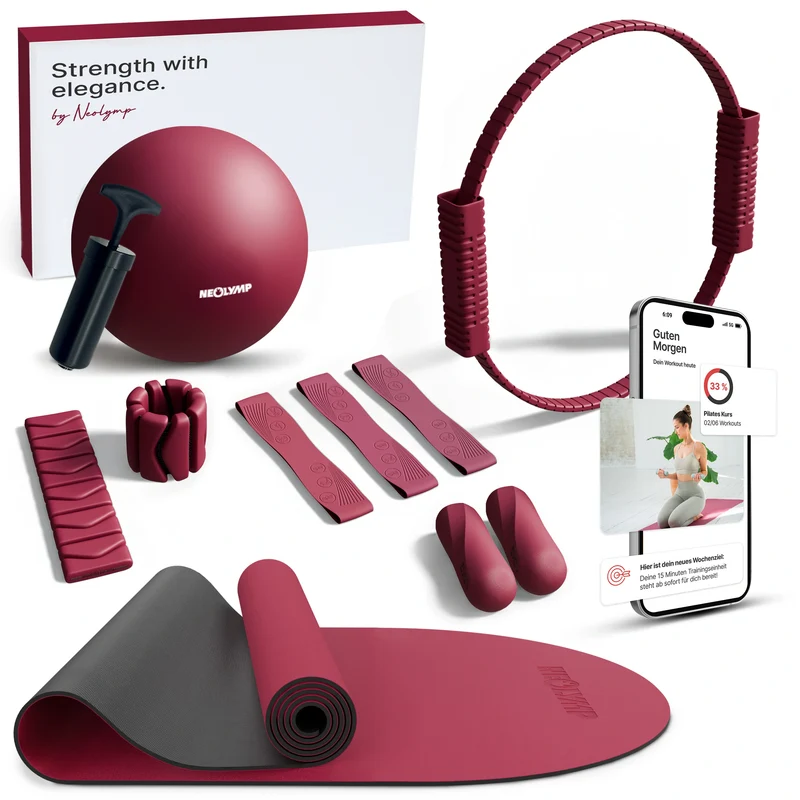 Pilates Komplett-Set Premium - mit Geschenkbox
