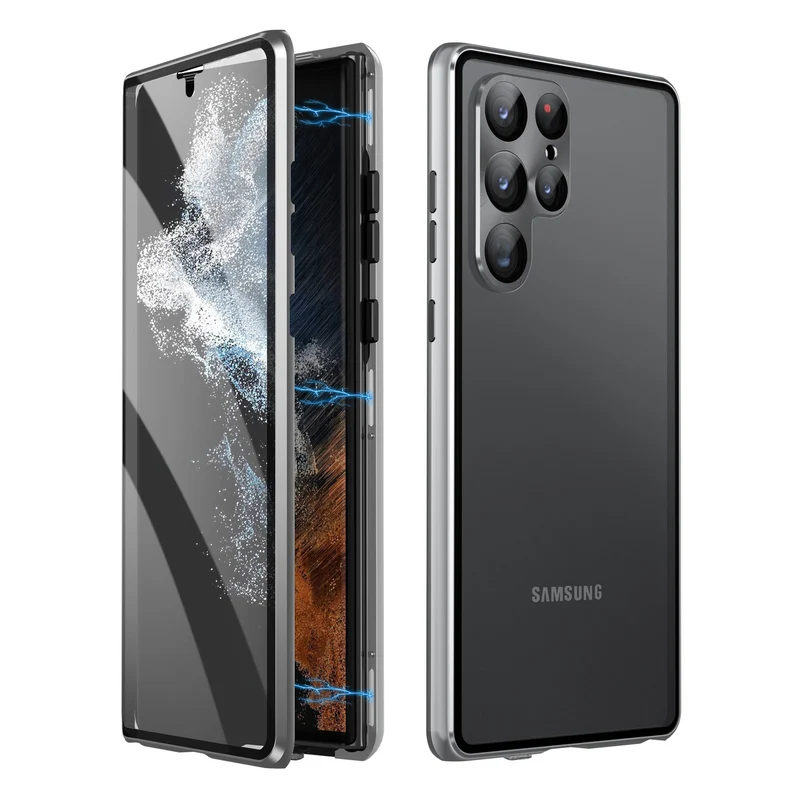 Magnetische Samsung-Glashülle | Doppelseitiges Gehärtetes Glas