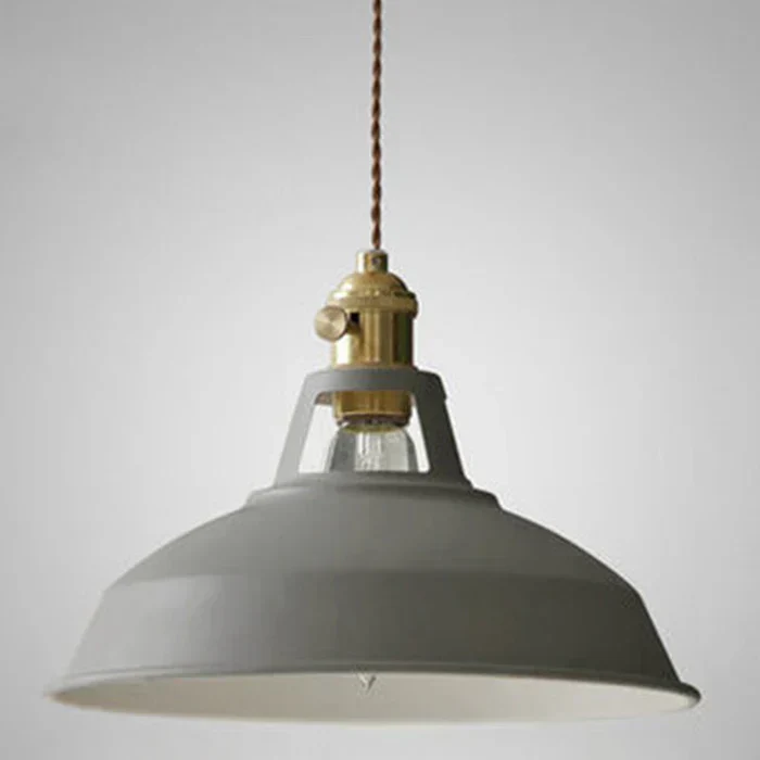 IronGlow Industrielle Retro-Hängelampe aus Metall, E27