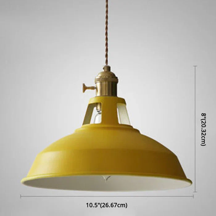 IronGlow Industrielle Retro-Hängelampe aus Metall, E27