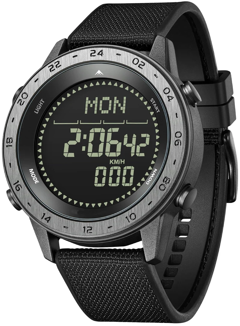 Findtime Running Watches for Men with Compass Metronome Pedometer 5ATM Waterproof Outdoor Workout Tactical Military Mens Digital Watch