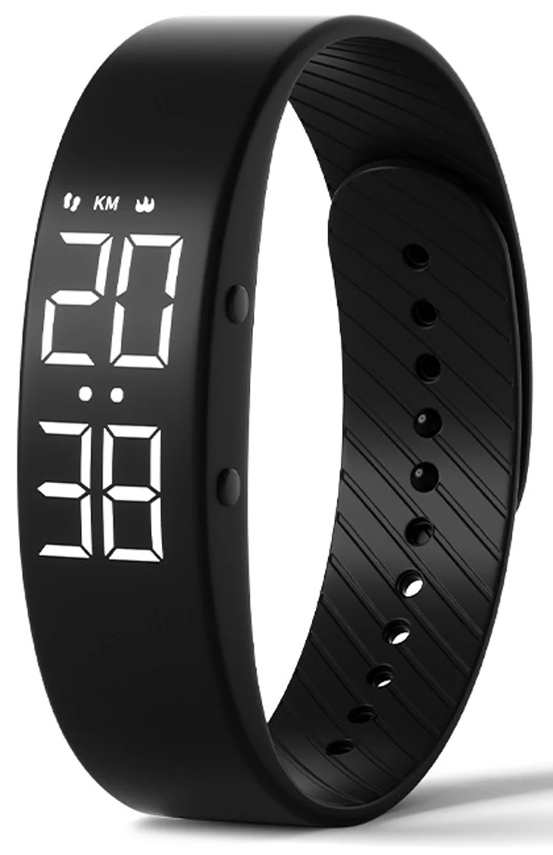 Smart Watch for Men Women Digital Watch Fitness Tracker Band Sleep Monitor Activity Tracker Calorie Distance Step Counter Vibrating Alarm Clock Waterproof LED Backlight USB Charging NO APP