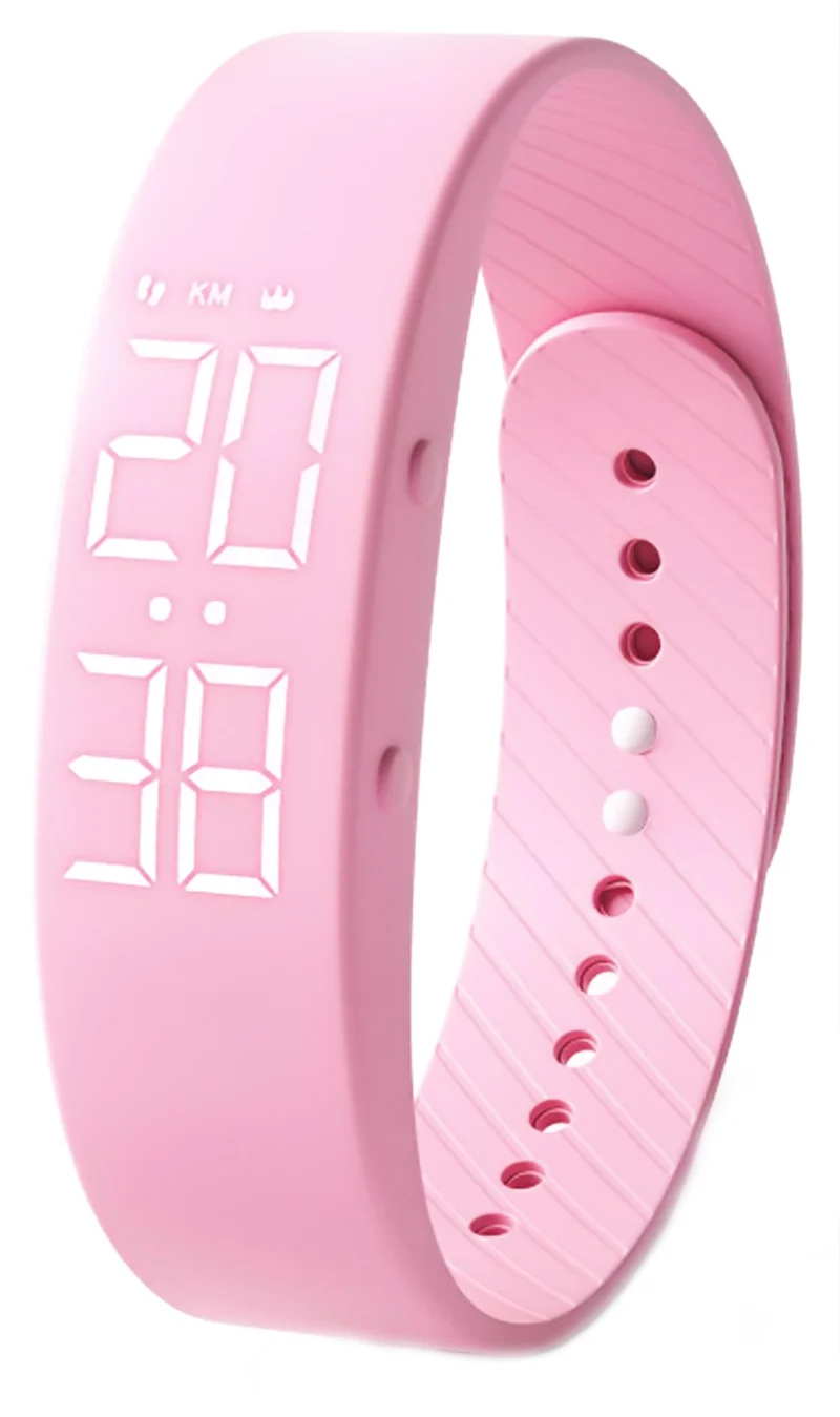 Smart Watch for Men Women Digital Watch Fitness Tracker Band Sleep Monitor Activity Tracker Calorie Distance Step Counter Vibrating Alarm Clock Waterproof LED Backlight USB Charging NO APP