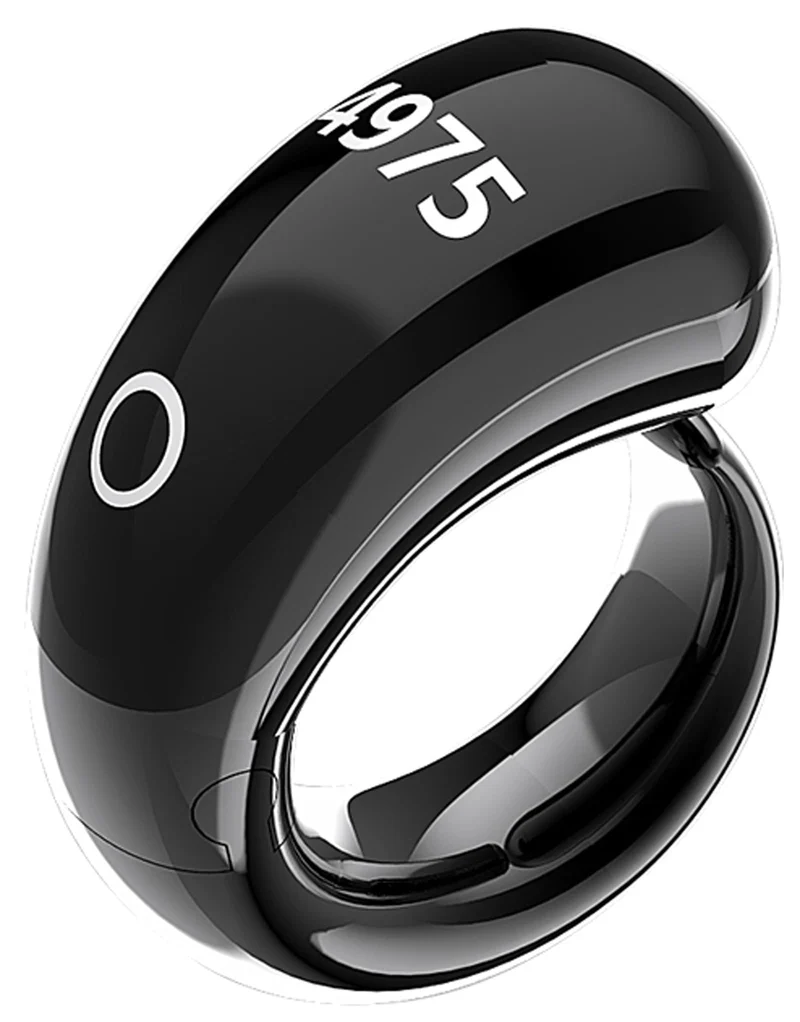 Muslim Prayer Smart Ring Men Women Prayer Ring with Number Counter Prayer Plan Reminder Customize Prayer Algorithm Waterproof Dust Proof Ring with Charging Case Compatible with iOS Android Phones