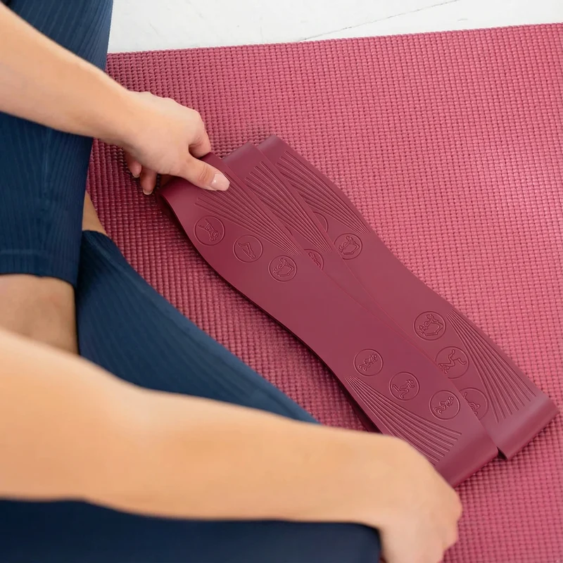 Pilatesbänder 3er Set - aus Silikon