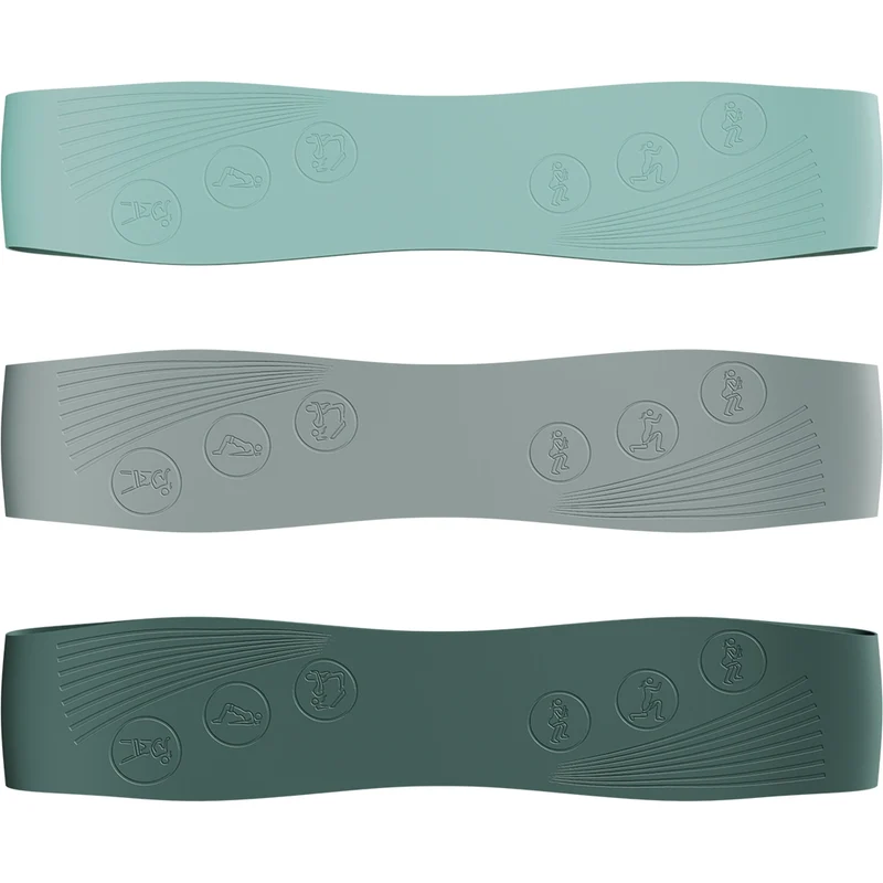 Pilatesbänder 3er Set - aus Silikon