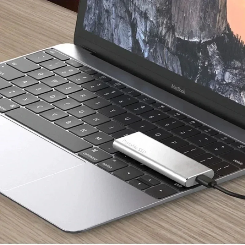 Externe Tragbare SSD | Hochgeschwindigkeits Solid State Drive | Schwarz
