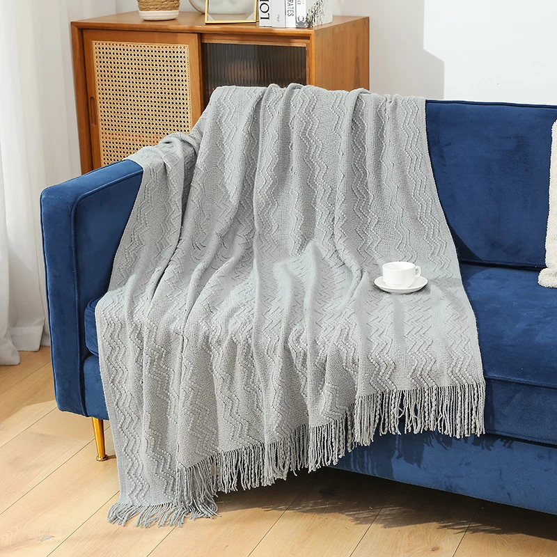 Haus Dekoratives Strickdecke