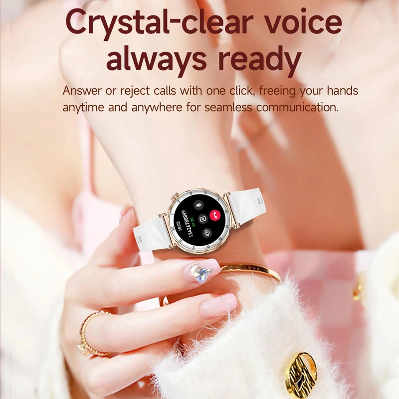 Smart Watches for Women with Heart Rate Monitor Sleep Monitoring Fitness Tracker for Women Pedometer Calorie Distance Dainty Smartwatch for Android iOS