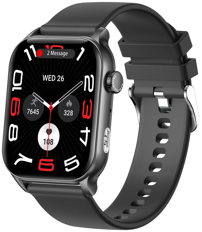 Smart Watch for Men/Women, 1.95" AMOLED Fitness Tracker Watches with Bluetooth Calls/Flashlight/100+ Sport Modes Heart Rate/Sleep Monitor Ultra Lightweight Ultrathin Design