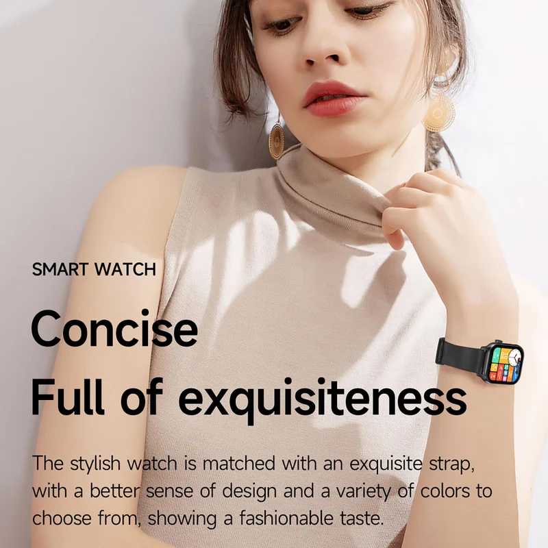 Smart Watch for Men/Women, 1.95" AMOLED Fitness Tracker Watches with Bluetooth Calls/Flashlight/100+ Sport Modes Heart Rate/Sleep Monitor Ultra Lightweight Ultrathin Design