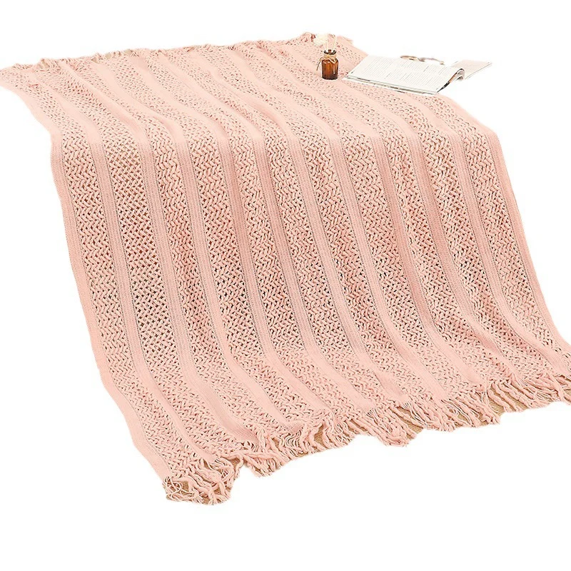 Heimtextilien Gemütliche Strickdecke