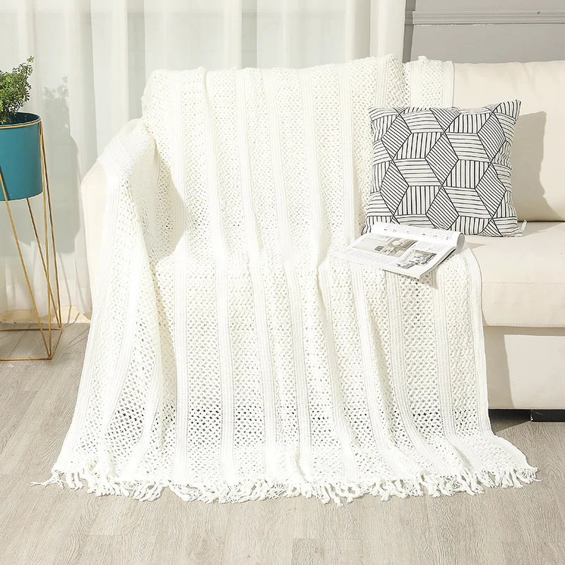 Heimtextilien Gemütliche Strickdecke
