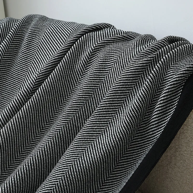 Hausdeko Gemütliche Strickdecke