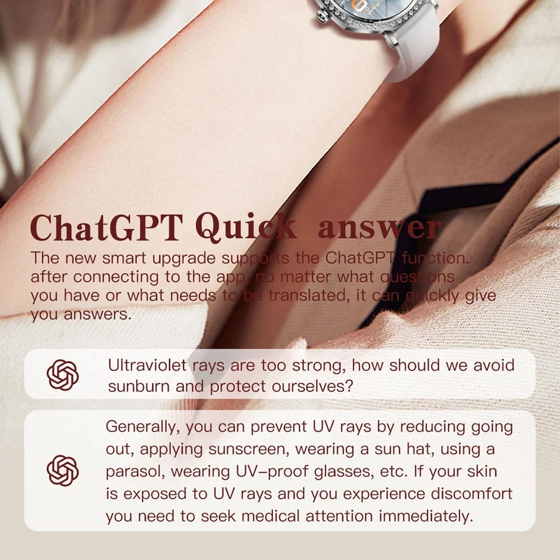 Smart Watches for Women Fitness Tracker Fitness Watch with Multiple Sport Modes Heart Rate Sleep Monitoring for Android iOS