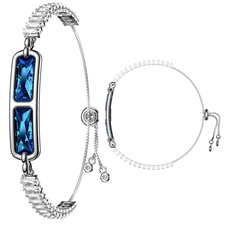 Smart Bracelet for Women Fitness Tracker Jewelry Fitness Bracelet Smart Band with Sleep Tracker Heart Rate Monitor Diamond for Android iOS