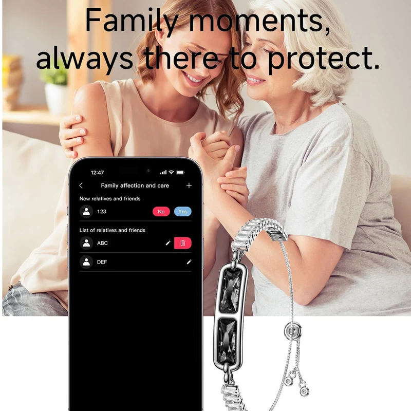 Smart Bracelet for Women Fitness Tracker Jewelry Fitness Bracelet Smart Band with Sleep Tracker Heart Rate Monitor Diamond for Android iOS