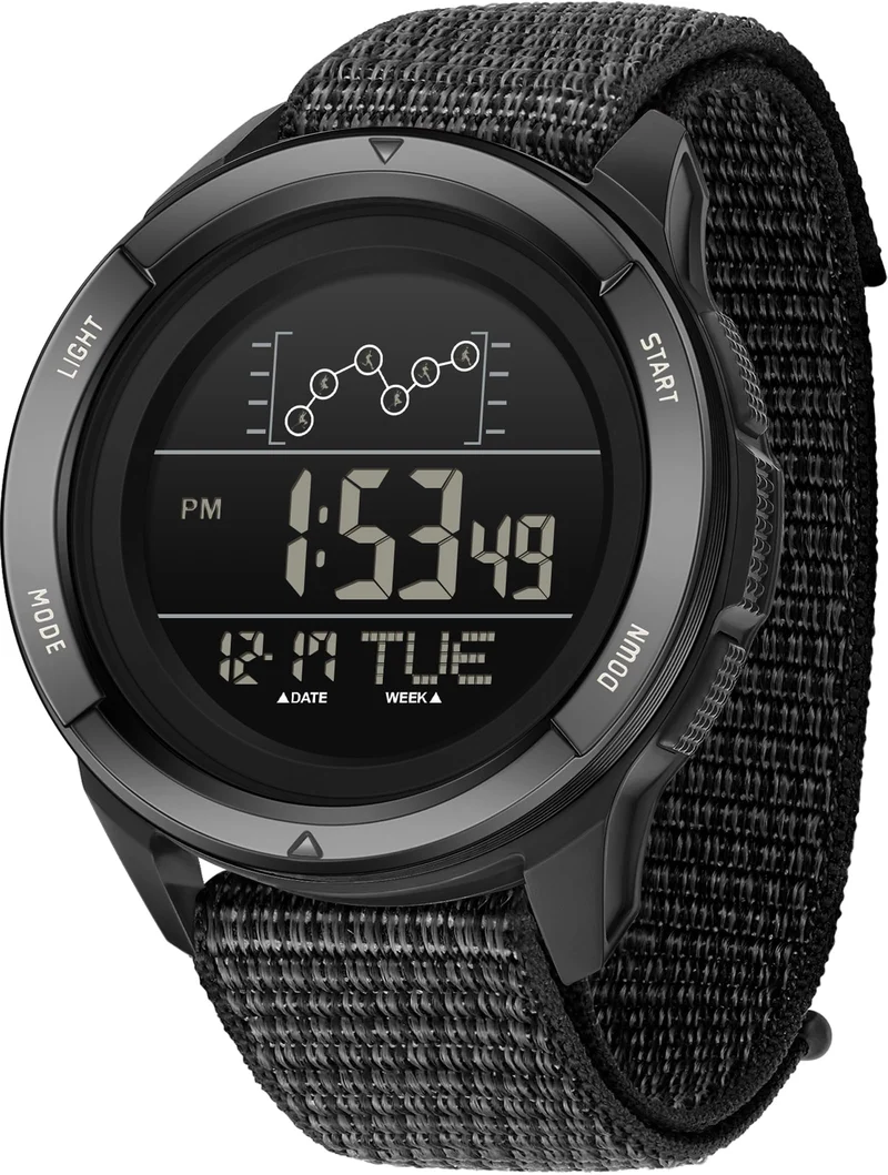 Findtime Military Watches for Men Tactical Digital Sport Watch Waterproof Army Outdoor Nylon Strap Electronic Mens Watch LED Luminous Alarm Stopwatch