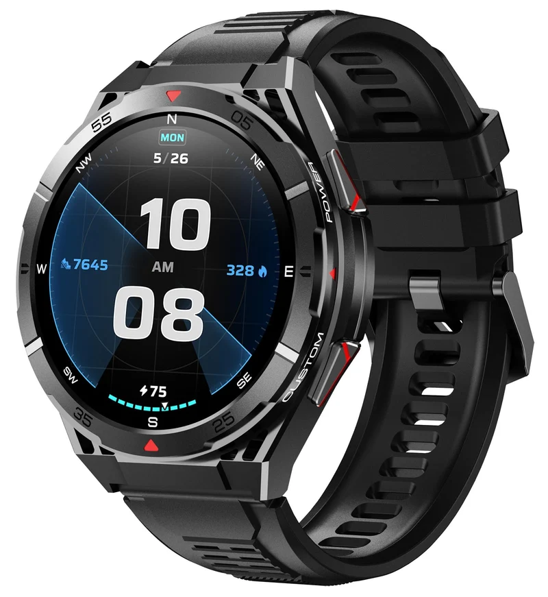 Men's Smart Watches for Men Blood Pressure Monitor Heart Rate Sleep Monitor Make/Answer Call Reminder Compass Barometer Altimeter ABC Fitness Tracker Outdoor Sports Pedometer Step Counter Waterproof