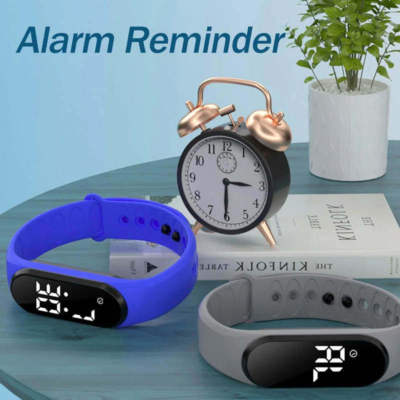 Non-Bluetooth Fitness Tracker Pedometer Watch Step Counter Calorie Vibrate Alarm Fitness Watch IP65 Water Resistance Sports Digital Watch