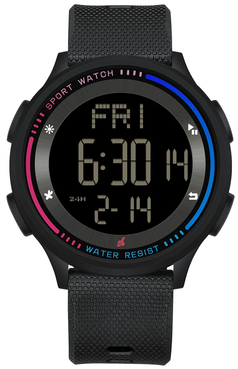 Findtime Sports Watches for Men Digital Waterproof Watch Alarm Clock Stopwatch Countdown Calendar Tactical Mens Watch Running Outdoor Relojes para Hombres Hiking Dual Time