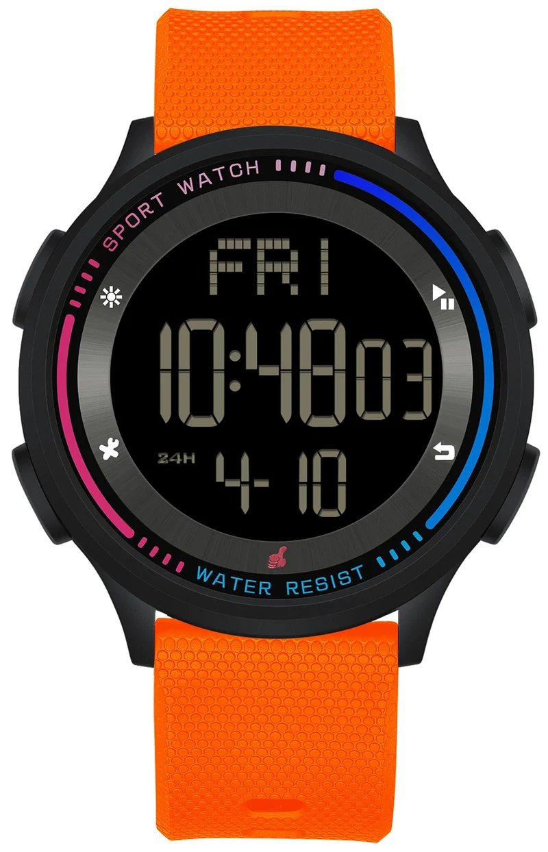 Findtime Sports Watches for Men Digital Waterproof Watch Alarm Clock Stopwatch Countdown Calendar Tactical Mens Watch Running Outdoor Relojes para Hombres Hiking Dual Time