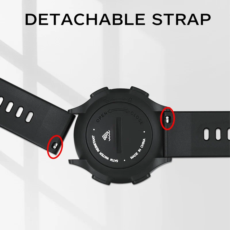 Findtime Sports Watches for Men Digital Waterproof Watch Alarm Clock Stopwatch Countdown Calendar Tactical Mens Watch Running Outdoor Relojes para Hombres Hiking Dual Time