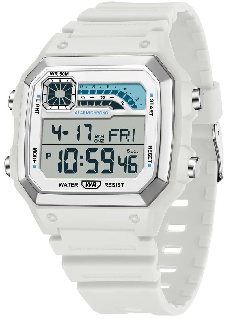 Findtime Digital Watches for Men Sports Tactical Waterproof Watch Multifunction LED Backlight Alarm Stopwatch Countdown Calendar Vintage Wristwatch