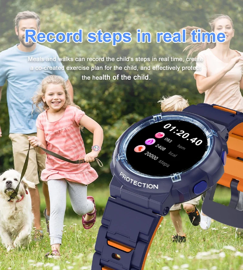 Smart Watch for Kids Smart Watches Heart Rate Monitor Sleep Monitor SNS Message Reminder Waterproof Pedometer Step Counter Calories 25+Sports Modes Alarm Remote Camera Music Control