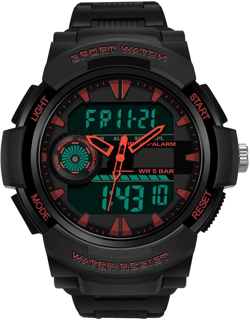 Findtime Military Sports Watches for Men Reloj Digital Para Hombre Big Face Men's Work Watch Heavy Duty Rugged Survival Stopwatch Waterproof