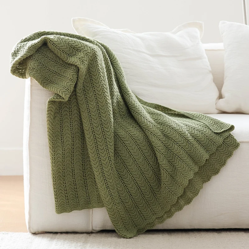 Premium Gewebte Strickdecke