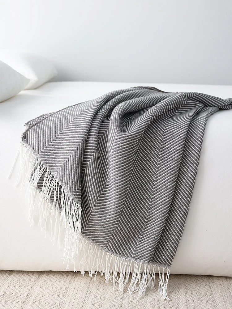 Modern Chevron Muster Wurfdecke