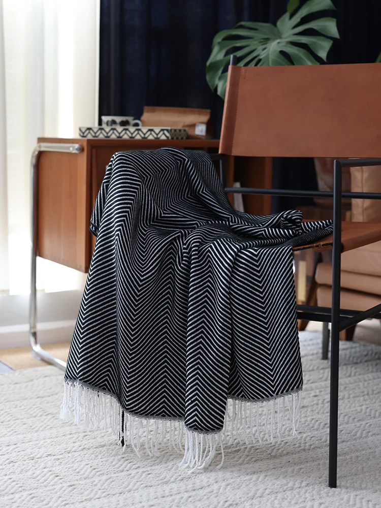 Modern Chevron Muster Wurfdecke