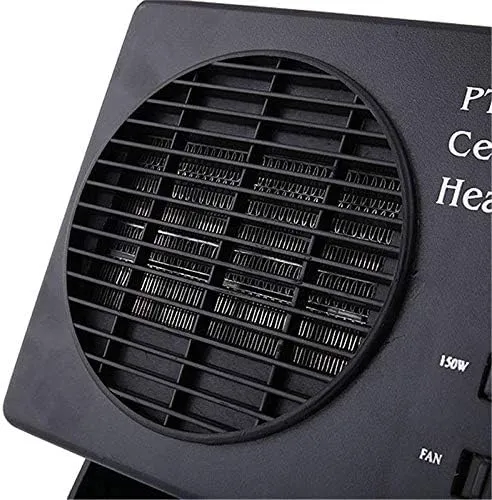 12V Keramischer Autoheizlüfter | 150W-300W | Tragbarer Scheibenenteiser mit automatischem Thermostat