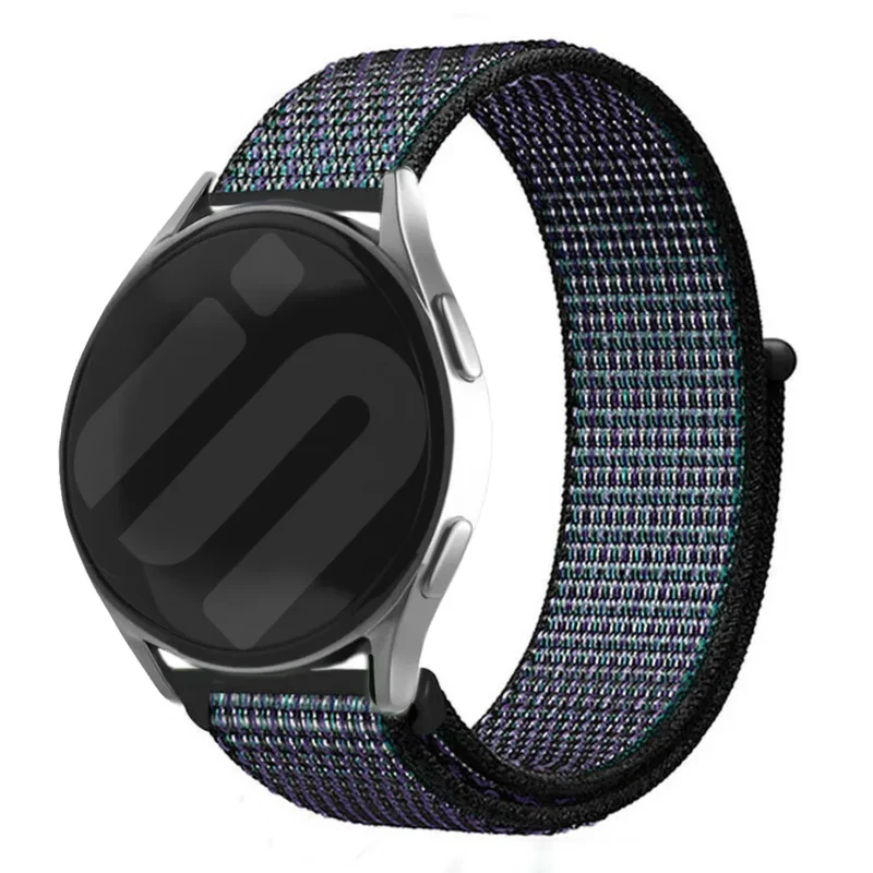 Suunto Run 2 Nylonarmband (Schwarz/Blau)