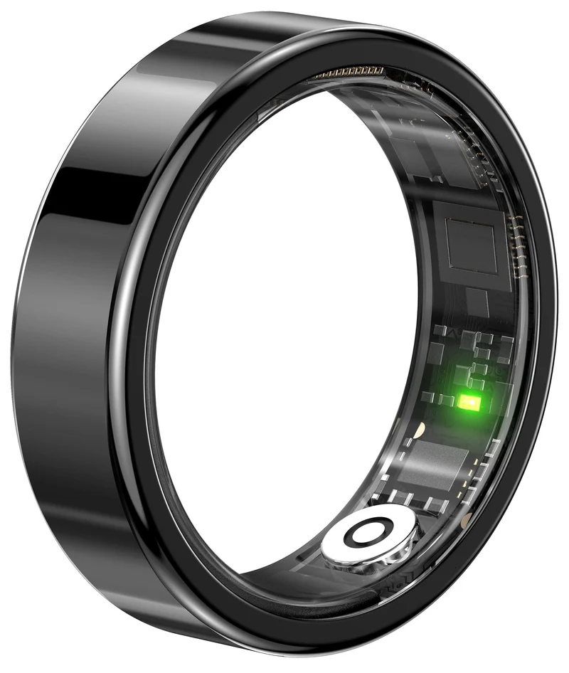 Smart Rings Ultra Thin Health Ring Heart Rate Sleep Rings Remote Control Scrolling Ring Scroller Step Counter Waterproof Smart Rings