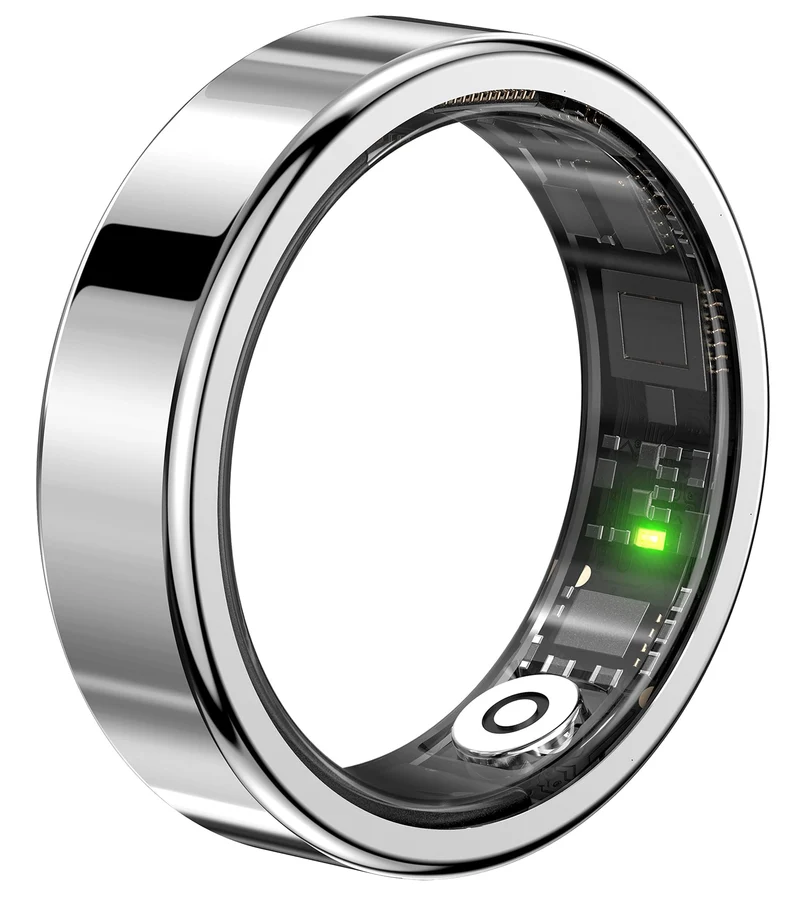 Smart Rings Ultra Thin Health Ring Heart Rate Sleep Rings Remote Control Scrolling Ring Scroller Step Counter Waterproof Smart Rings