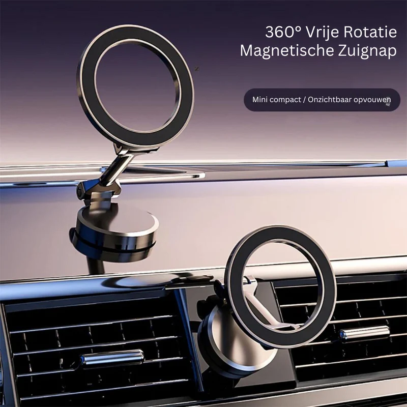 Magnetischer Auto-Handyhalter – 360° drehbar, faltbar