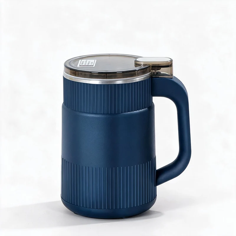 Elektrische Getreidemühle – Mühle für Körner, Samen, Gewürze & Kaffee (Blau / Weiß)