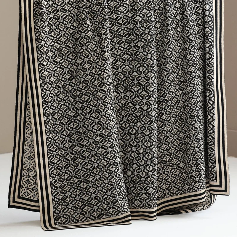 Dekorative Strickdecke