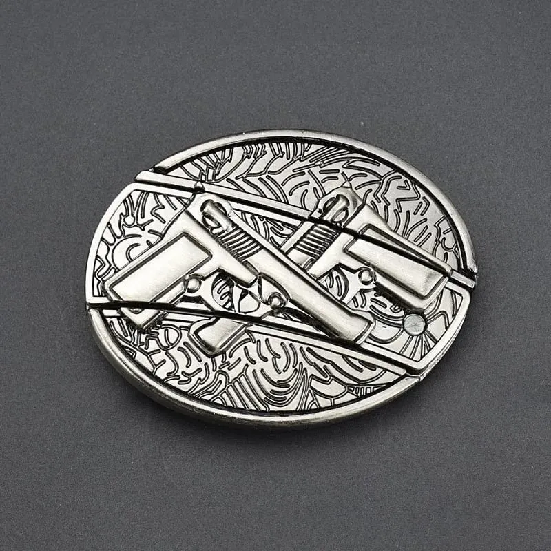 Herren Leder-Punkgürtel | Vintage-Metallschnallen Designs
