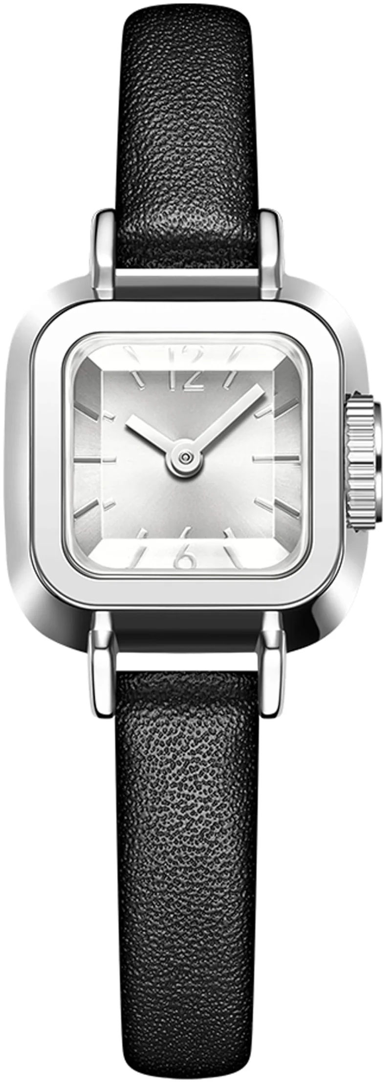 Findtime Ladies Watch Square Vintage Designer Watches for Women Classic Elegant Wristwatch for Small Wrists Black Leather Band