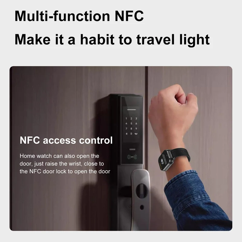 Smart Watches for Women Men Fitness Watch 2in1 Smartwatch NFC Fitness Tracker Bluetooth Dial-up Call Health Monitor Watch