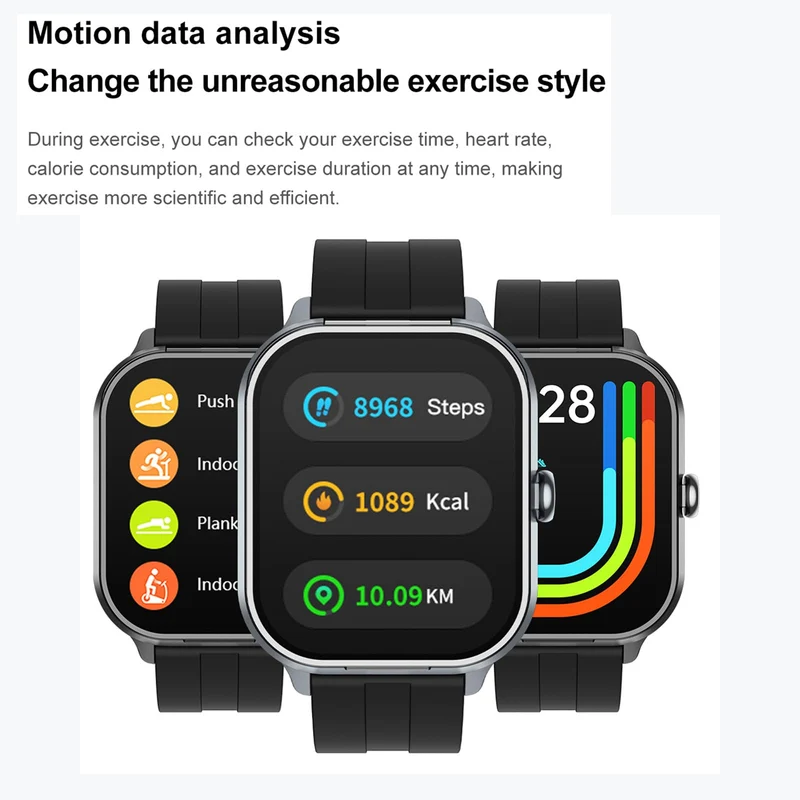 Smart Watches for Women Men Fitness Watch 2in1 Smartwatch NFC Fitness Tracker Bluetooth Dial-up Call Health Monitor Watch