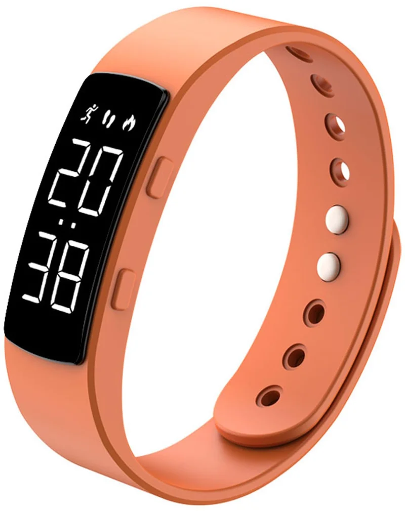 Findtime Non Bluetooth Fitness Tracker Pedometer Watch Step Counter Activity Tracker Sleep Tracker Alarm Clock Stopwatch Digital Waterproof Fitness Watch