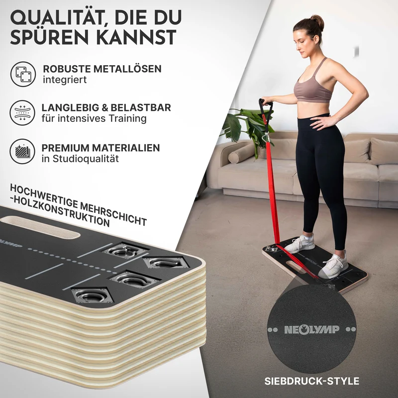 Bänderplattform - Bands Board für Fitnessbänder-Training