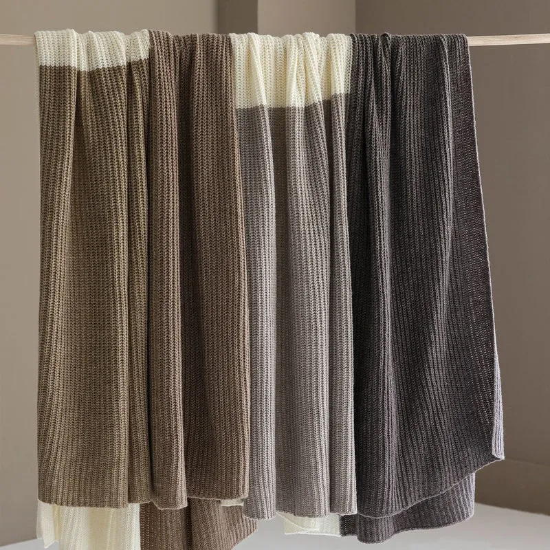 Gemütliche Strickdecke