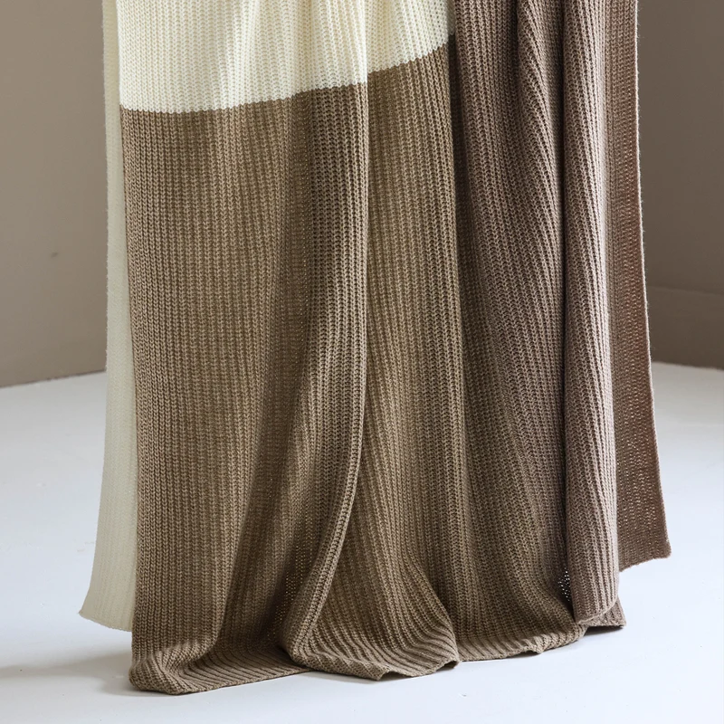 Gemütliche Strickdecke