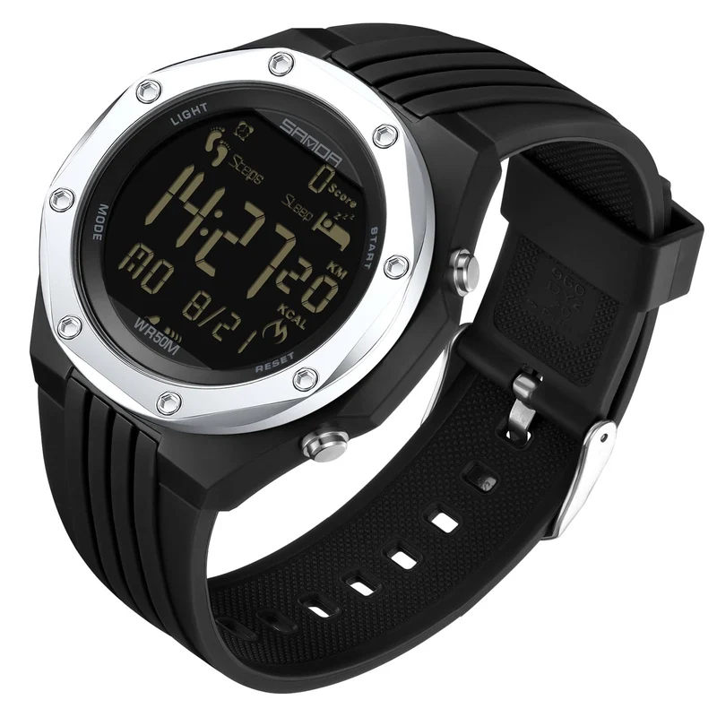 Findtime Mens Sports Watch - Military, Tactical & Digital Watches for Men, Waterproof, Pedometer, Step Counter for Calories, Distance